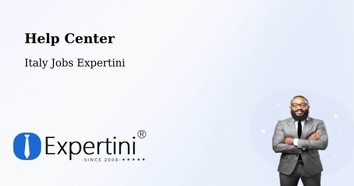 Help Center – Vigonza - Italy Jobs Expertini