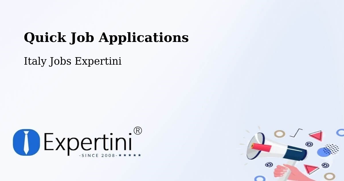 Quick Apply Feature – Vigonza - Italy Jobs Expertini